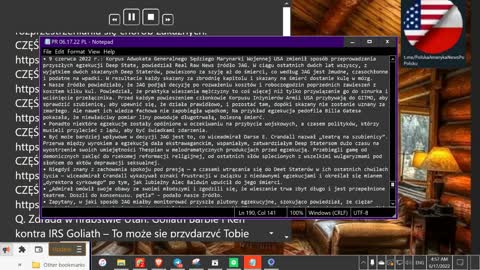 18 CZERWIEC 2022❌PRZYWROCONA REPUBLIKA❌CODZIENNY RAPORT JUDY BYINGTON❌AUDIO👉27 MIN PO POLSKU❌