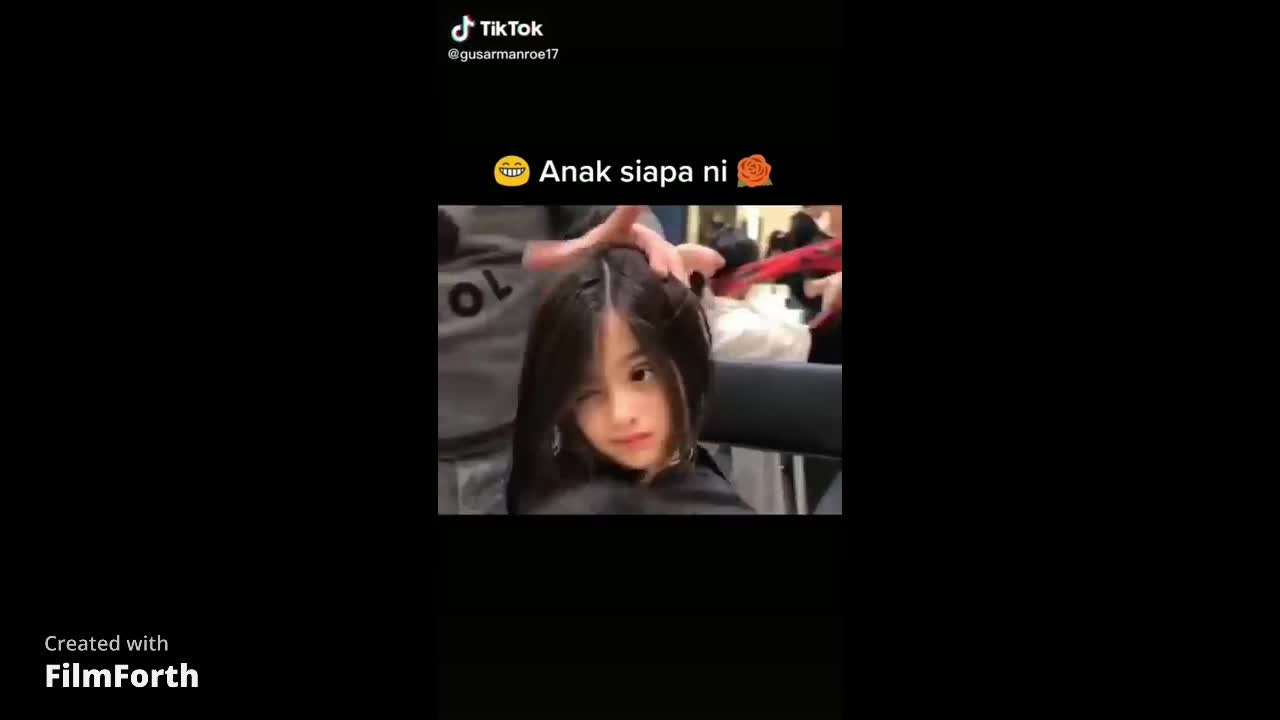 cute baby nice heair cutting video