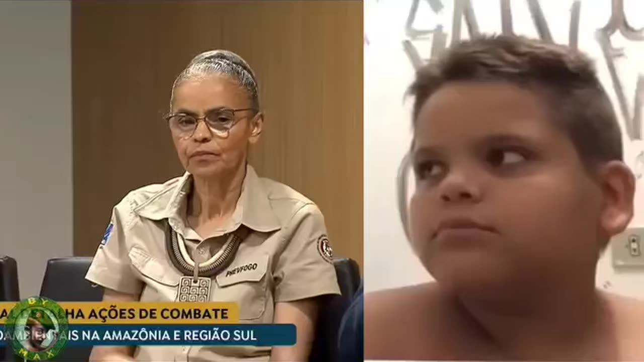 Marina tentando explicar o inexplicável sobre as queimadas na Amazônia e o Fenômeno Efeito Nuvem