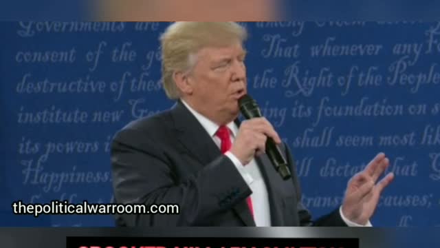 TRUMP TO CROOKED HILLARY " YOU WOULD BE IN JAIL "