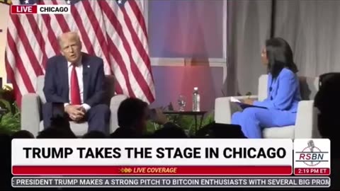 Trump takes the stage in Chicago