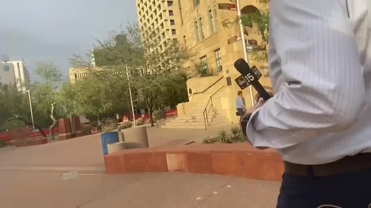 “I’m recording here” “I don’t care”