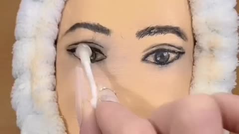 Makeup on a potato