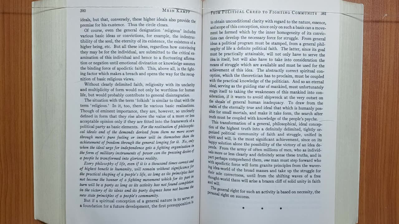 Mein Kampf (My Struggle) 044 Adolf Hitler 1925 Translated by R. Manheim Audio/Video Book S044