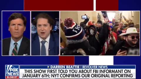 Tucker Carlson w/Darren Beattie on the FBI January 6 RIOTS