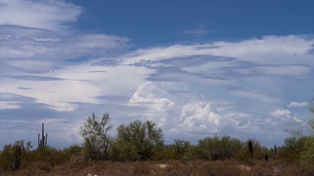 Cloud Explosions over Arizona Desert