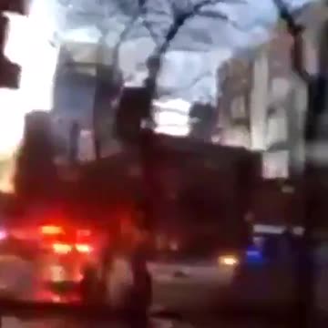 Raw Video as Nashville Blast Occurs