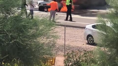 Citizens Rescue Victims in Multiple Vehicle Crash in Phoenix