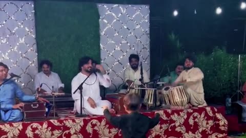 Little boys dancing