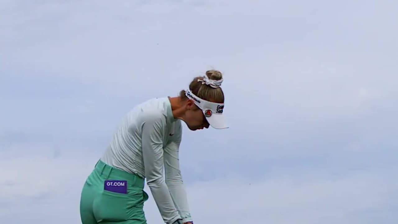 Nelly Korda swing practice #golf #golfer #professional #athlete #practice #green #fairway #hit #shot