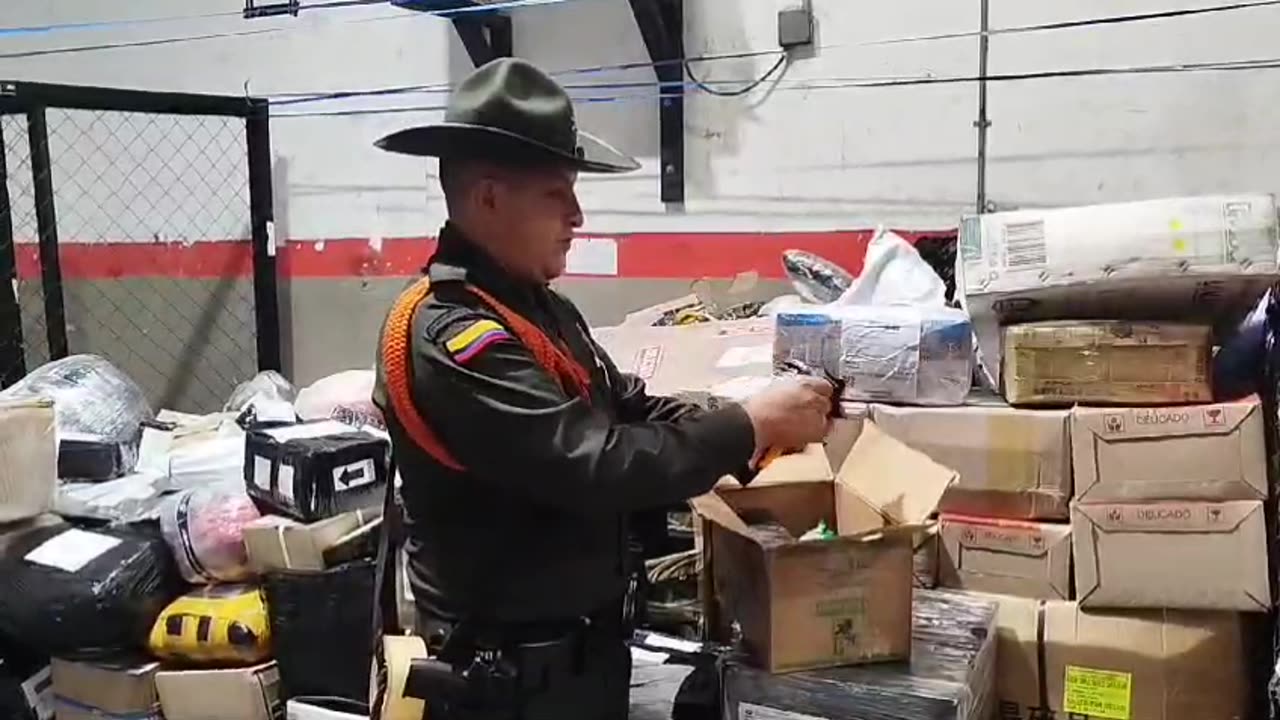 Incautación de marihuana en empresa de encomiendas