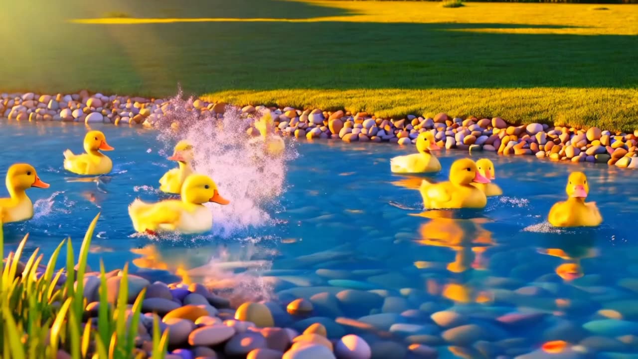 Five Little Ducks | Kids Rhyme and Song | Kids Fun