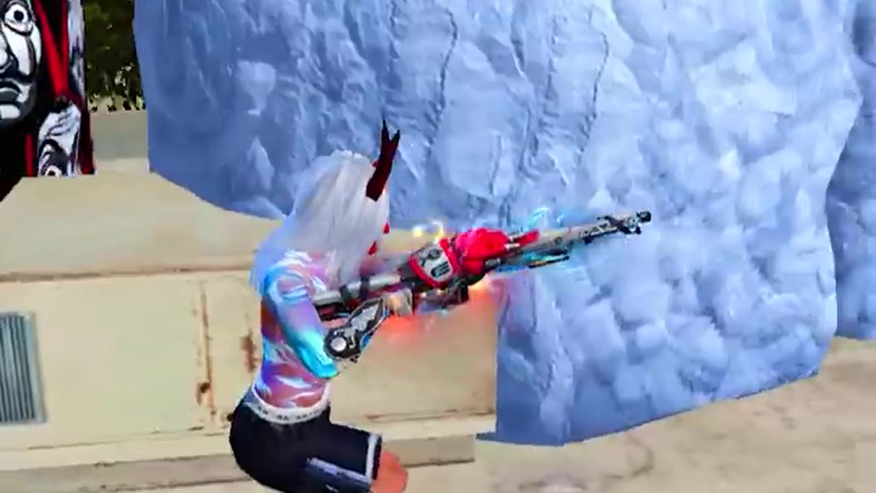 Free Fire Op 🔥 1 vs 4 🙃 #shorts