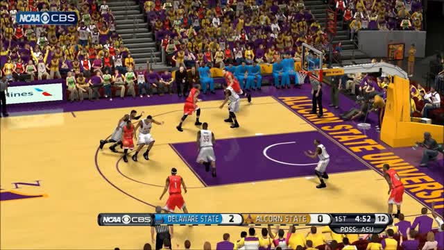 NBA 2k14 HBCU Basketball Mod Delaware State vs Alcorn State