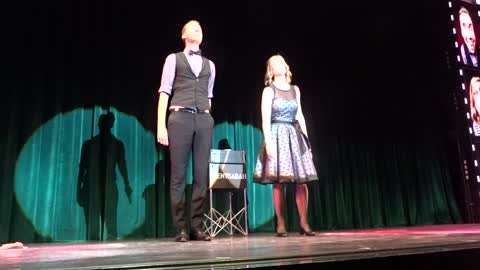 The Brent and Sarah MAGIC show in the Theatre of the Norwegian Bliss
