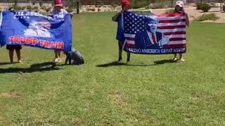 My children are raised RIGHT... TRUMP Train 🇺🇸