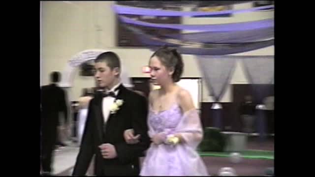 2000-01 WPHS Vids 123 Prom 089 Grand March Couple 62 by Glenn Strader