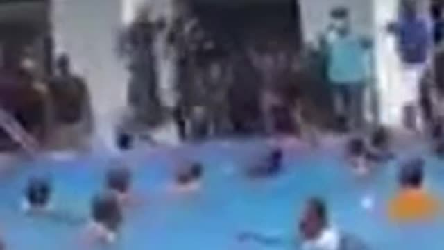 Pool Party During Revolution Takeover