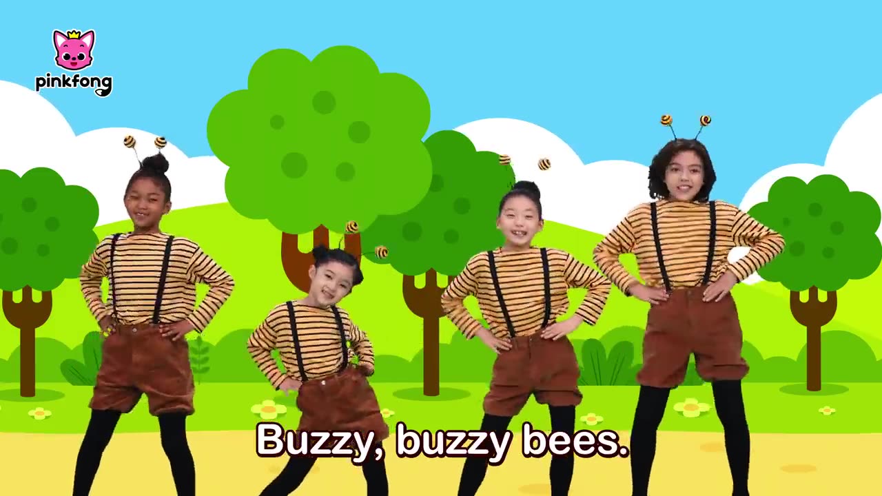 Buzzy Buzzy Bees _ Dance Along _ Kids Rhymes