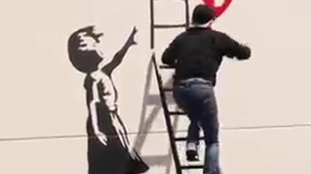 best 2021 amazing video by zacks king his drawing the ladder and being on it so surprise