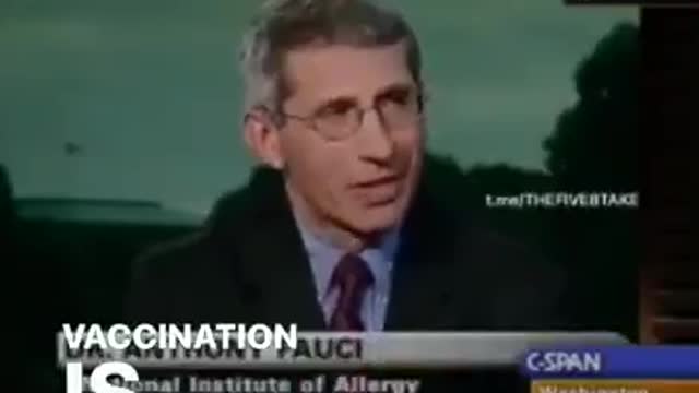 Anthony Fauci on flu shots vaccines vs natural immunity C-SPAN, Oct 11 2004