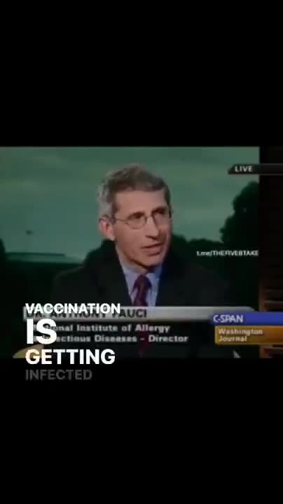 Anthony Fauci on flu shots vaccines vs natural immunity C-SPAN, Oct 11 2004