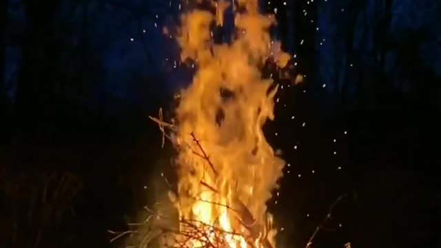 Amazing fire view