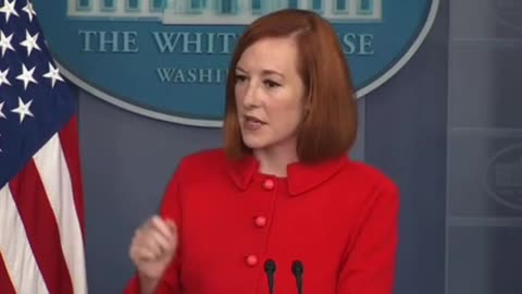 Psaki lying straight to our faces.