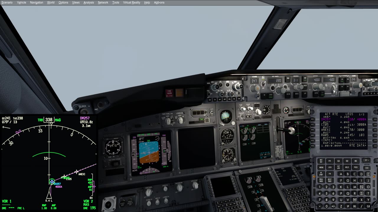 Rhodes LGRP - Hamburg EDDH Approach Landing 737 Condor P3D IVAO