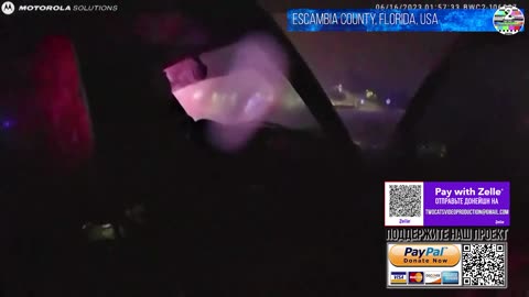 Bodycam video shows Florida rescue of motorist in rapidly rising water