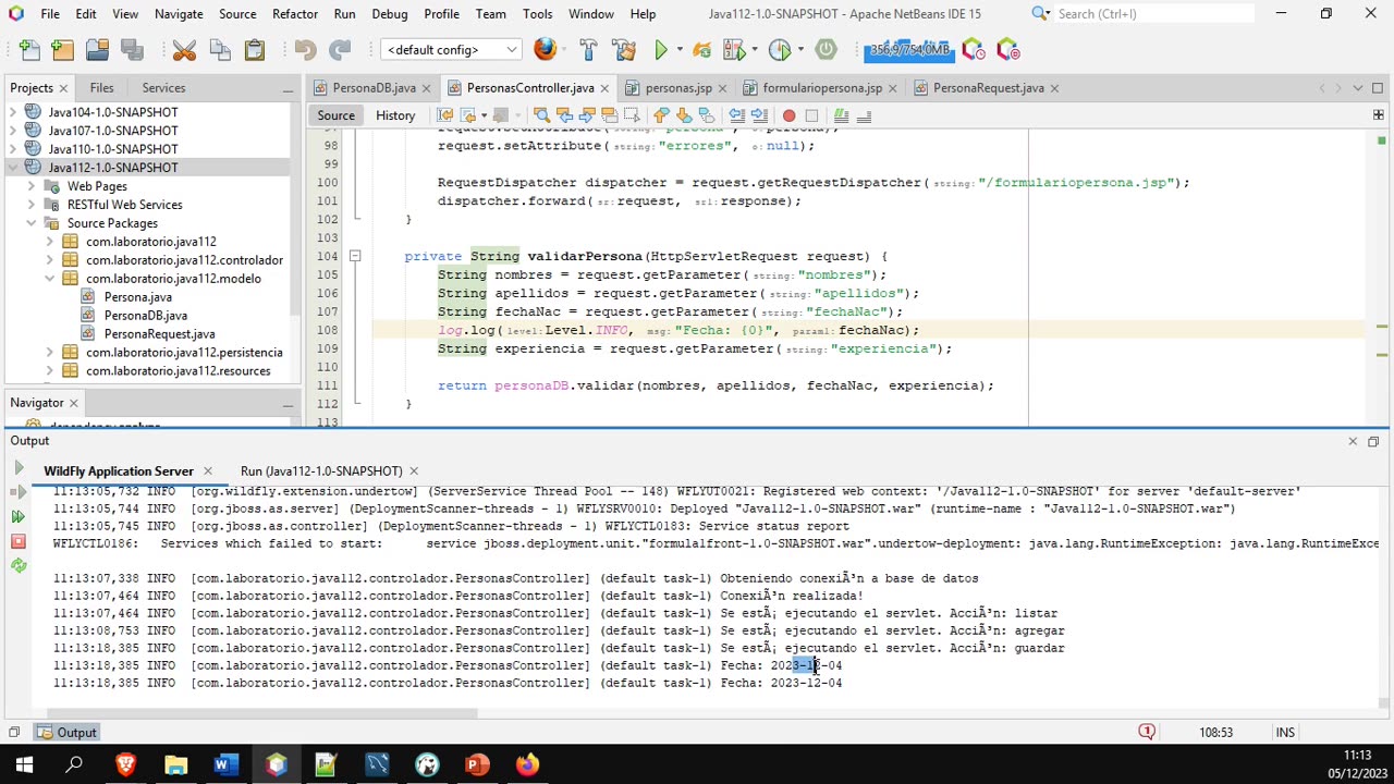 Java parte 116. Desarrollo web, parte 17. CRUD Modelo Vista Controlador 5