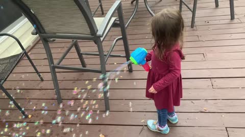 Bubble gun fun