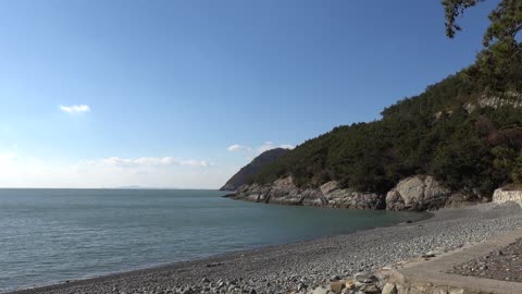 The sea from gravel beach 2