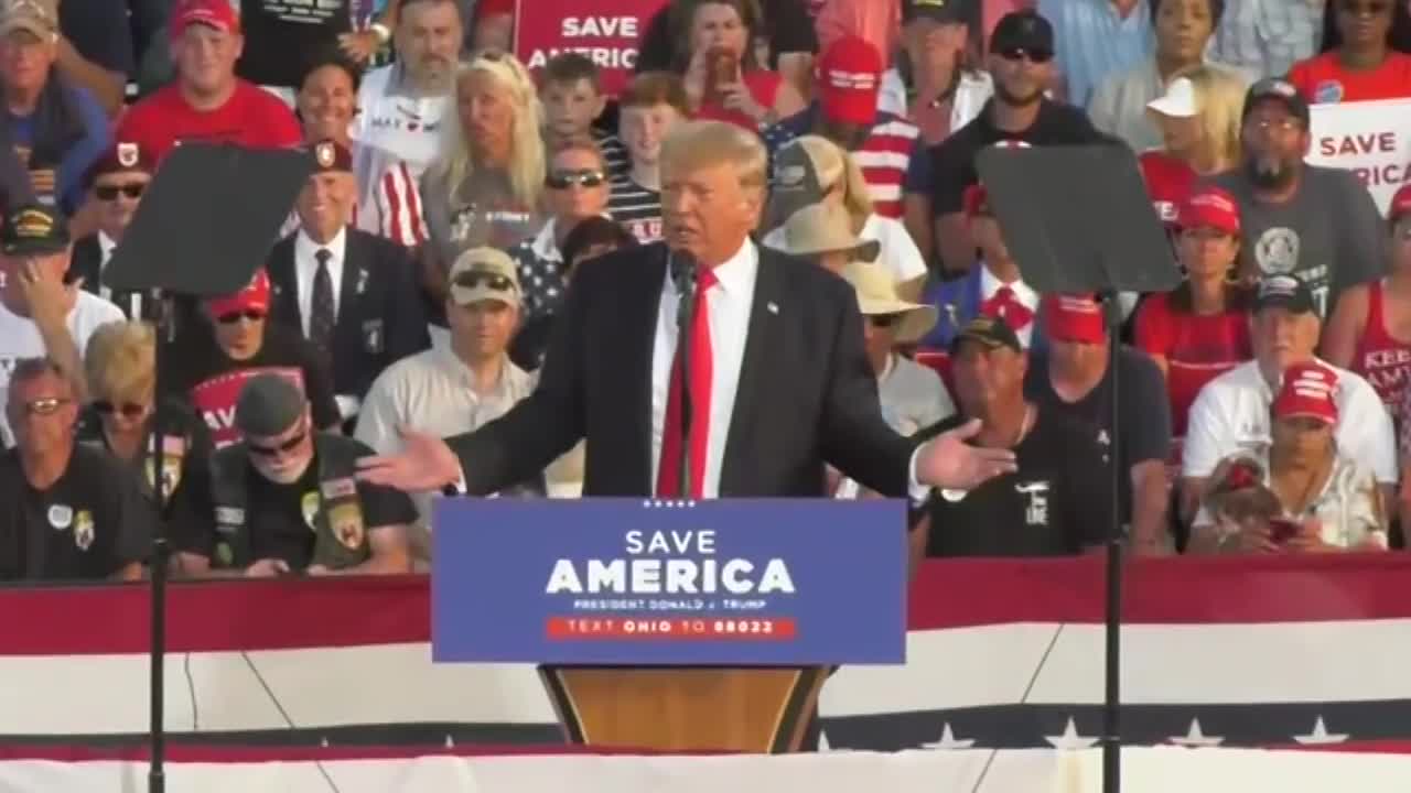 President Trump on VP Harris going to the border ahead of him