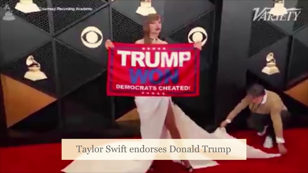 TAYLOR SWIFT ENDORSES DONALD TRUMP