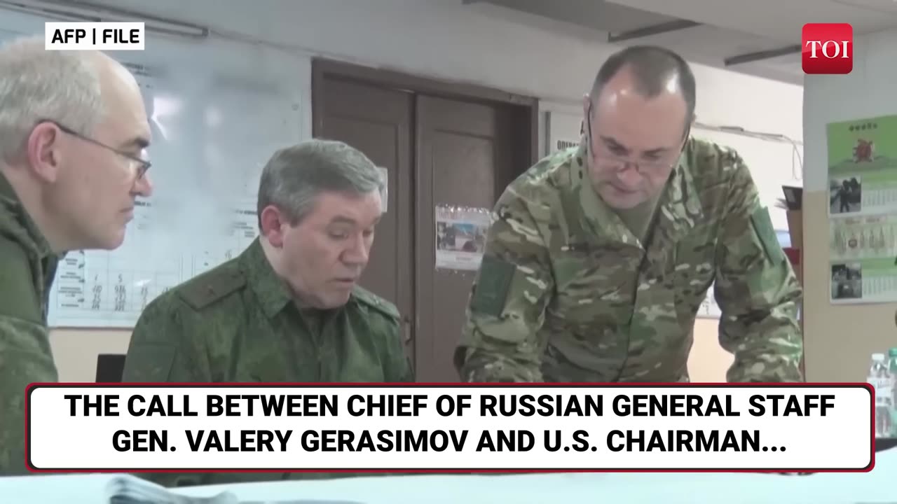 Russia's Top General Alarms U.S Military Boss; Giving Advance Notice Of Large-Scale