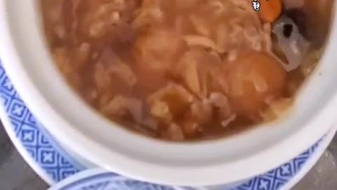 Rose and Four Traditional Chinese Herbal Porridge