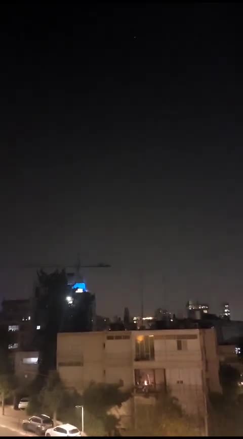 IDF Iron Dome intercepts 18 Rockets fired by Hamas at Tel Aviv midnight NY eve