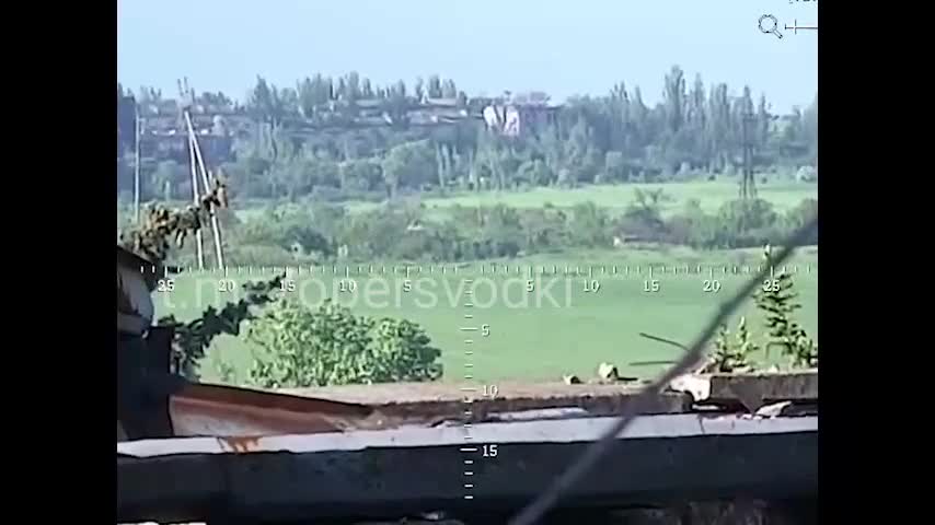 ATGM Fired at Ukrainian Forces