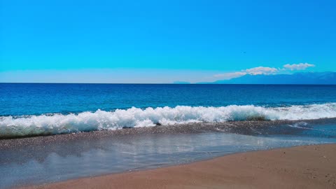 Beautiful blue ocean