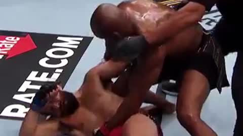 Kamaru Usman's VICIOUS KNOCKOUT vs Jorge Masvidal - SUPER SLOW MO