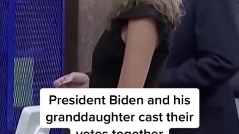 President #Biden And His Granddaughter Cast