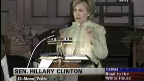 Hillary Clinton panders to blacks in 2007