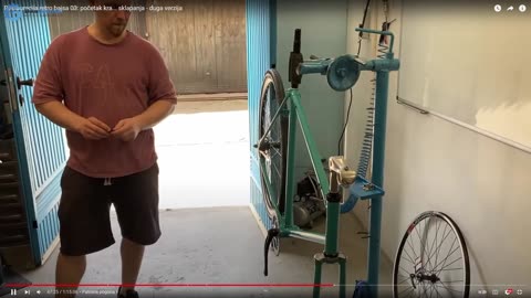 Vintage bicycle restoration 03: mounting the parts