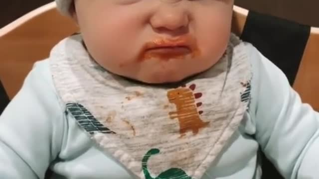 Cute Baby try not to smile Challenge