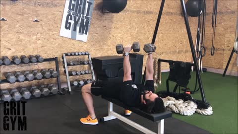 2 DB Bench Press