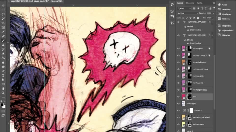 time lapse: coloring 98