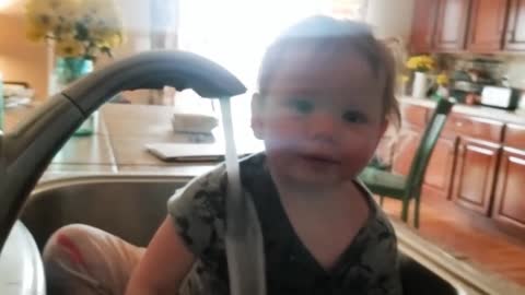 Cute baby funny acts