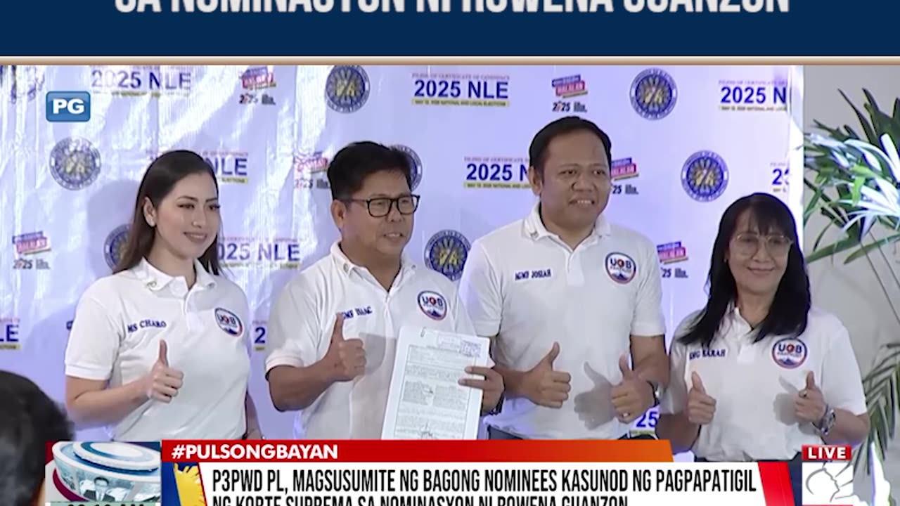 P3PWD PL, magsusumite ng bagong nominees kasunod ng pagpapatigil ng Korte Suprema sa nominasyon