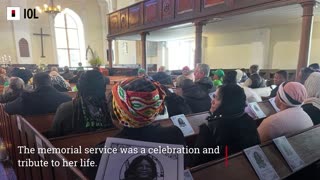 Vytjie Mentor Memorial service